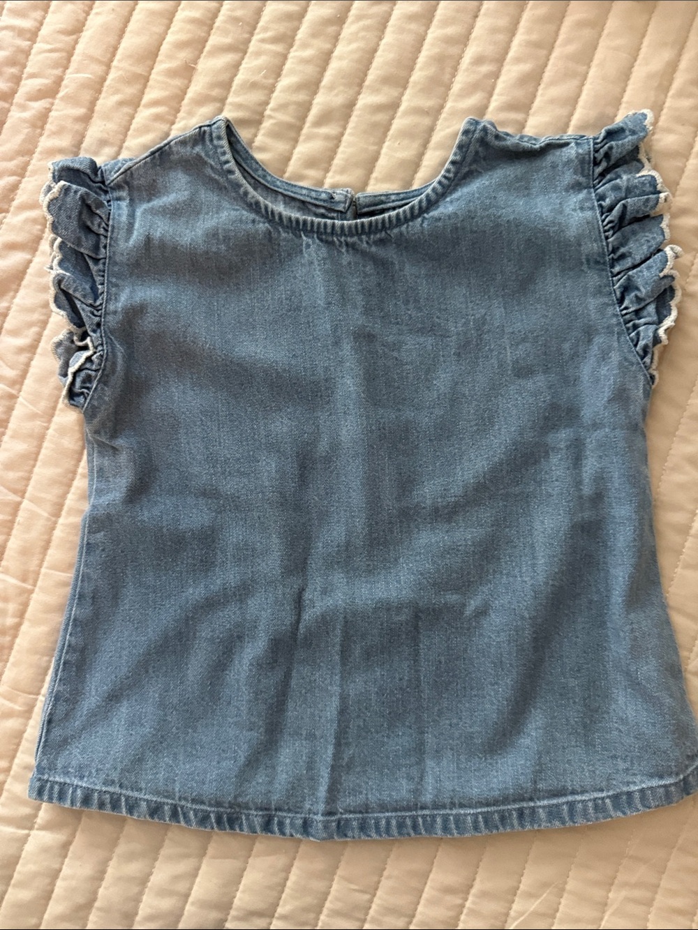 Old Navy Light Blue Denim Ruffle Set - Picture 4 of 5